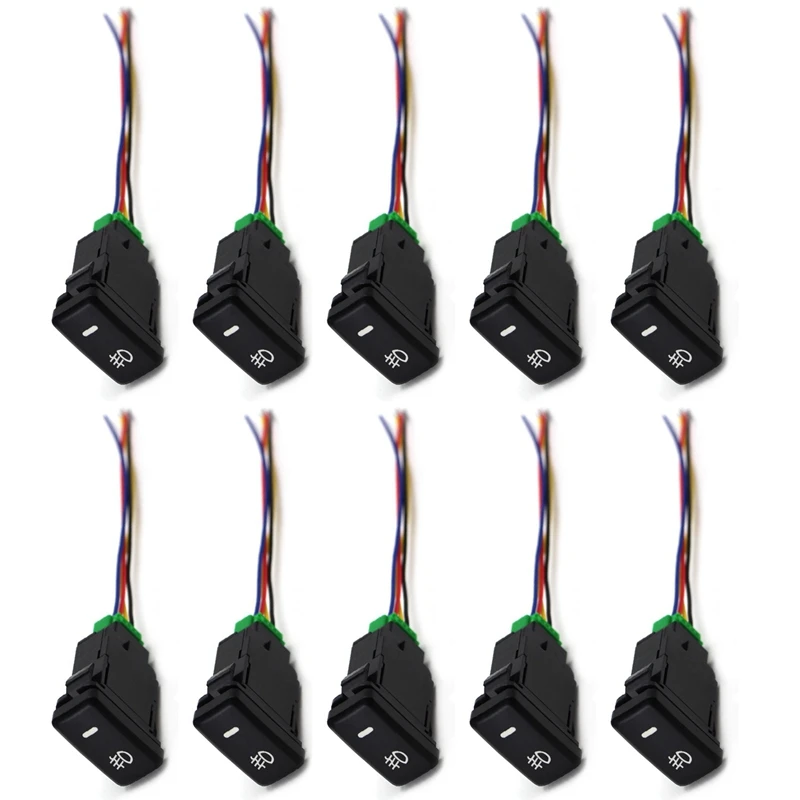 10 шт., водонепроницаемый переключатель противотуманных фар с 4 линиями для Toyota Lexus
10 шт., водонепроницаемый переключатель противотуманных фар с 4 линиями для Toyota Lexus