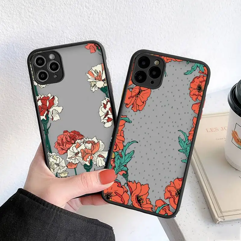 Luxury Design Fashion Flower Phone Case For iphone 13 12 11 8 7 plus mini x xs xr pro max matte transparent cover
Luxury Design Fashion Flower Phone Case For iphone 13 12 11 8 7 plus mini x xs xr pro max matte transparent cover