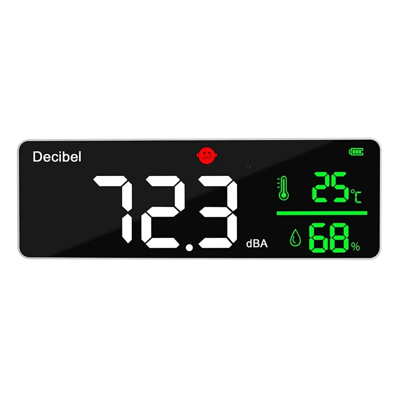 Decibel Meter Wall Hanging Sound Level Meter Humidity Meter With Alarm Icons Indicator Wide Applications For Classroom
Decibel Meter Wall Hanging Sound Level Meter Humidity Meter With Alarm Icons Indicator Wide Applications For Classroom