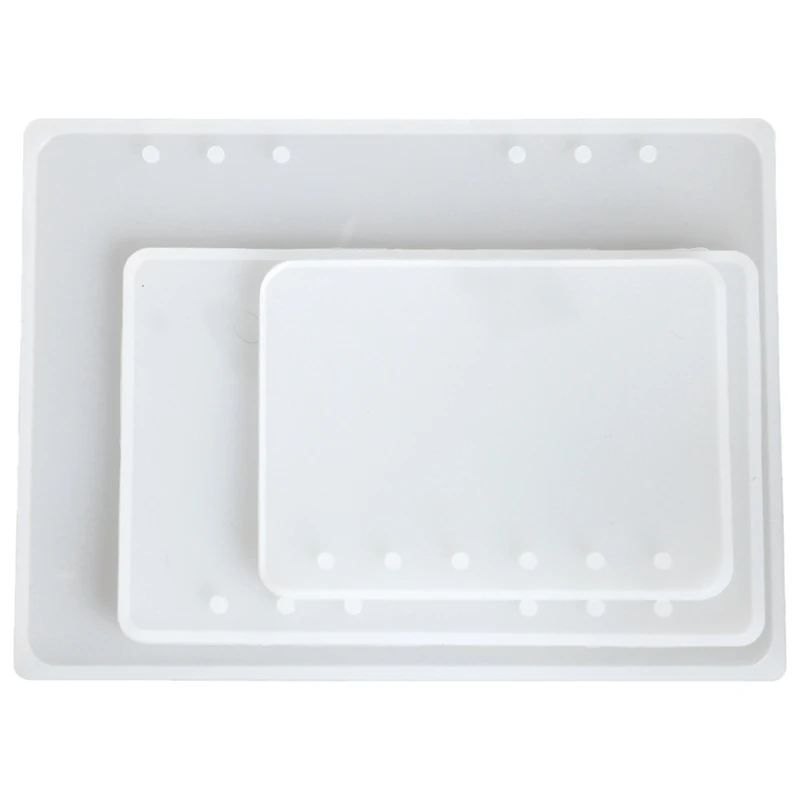 DIY Resin Casting Molds For Notebook Cover A5 A6 A7-3Pcs Silicone Notebook Cover Clear Casting Epoxy Resin Molds With 2Pcs 3-Rin
DIY Resin Casting Molds For Notebook Cover A5 A6 A7-3Pcs Silicone Notebook Cover Clear Casting Epoxy Resin Molds With 2Pcs 3-Rin