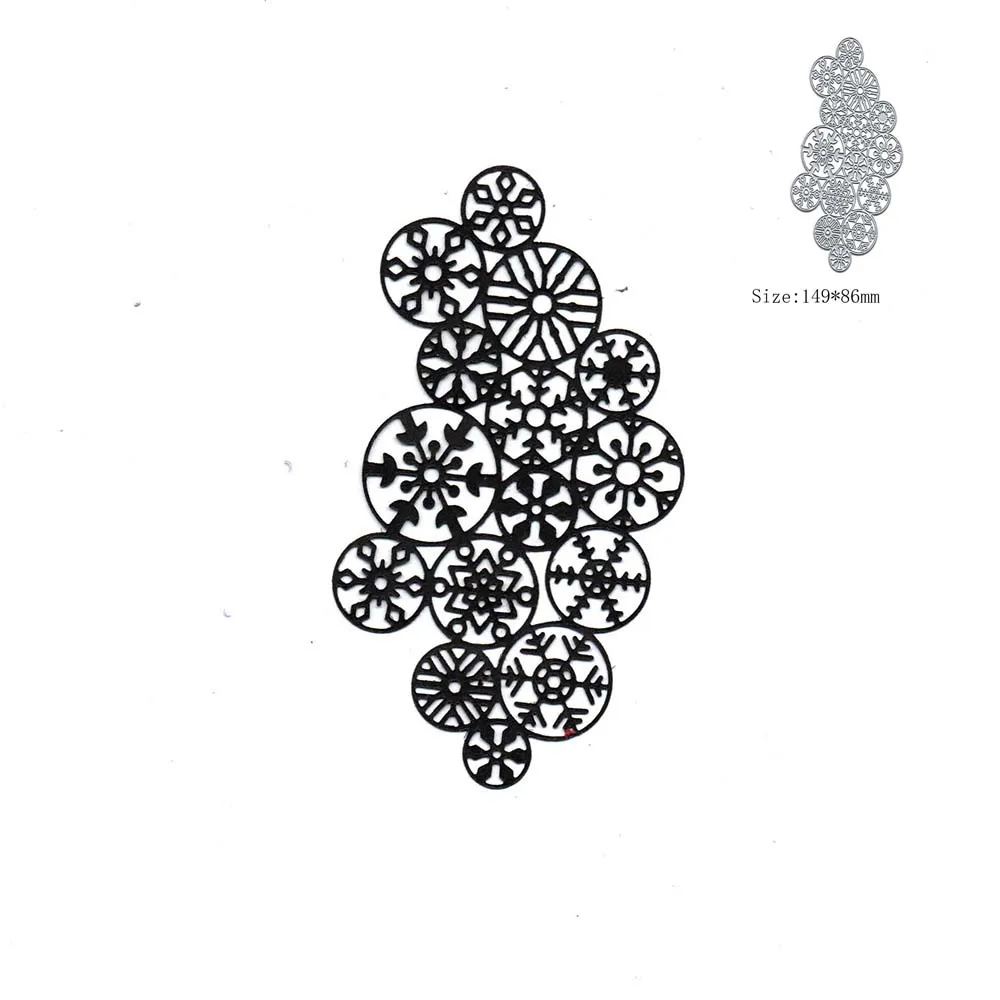 snowflake Metal Cutting Dies DIY Scrapbooking Embossing Paper Frame Stamps Crafts Template Mould Stencils
snowflake Metal Cutting Dies DIY Scrapbooking Embossing Paper Frame Stamps Crafts Template Mould Stencils