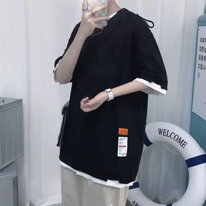 Harajuku Hip Hop Short Sleeve T Shirt Men Summer Loose Tshirt Top Tees Fashion Clothes Oversize O Neck Tops
Harajuku Hip Hop Short Sleeve T Shirt Men Summer Loose Tshirt Top Tees Fashion Clothes Oversize O Neck Tops