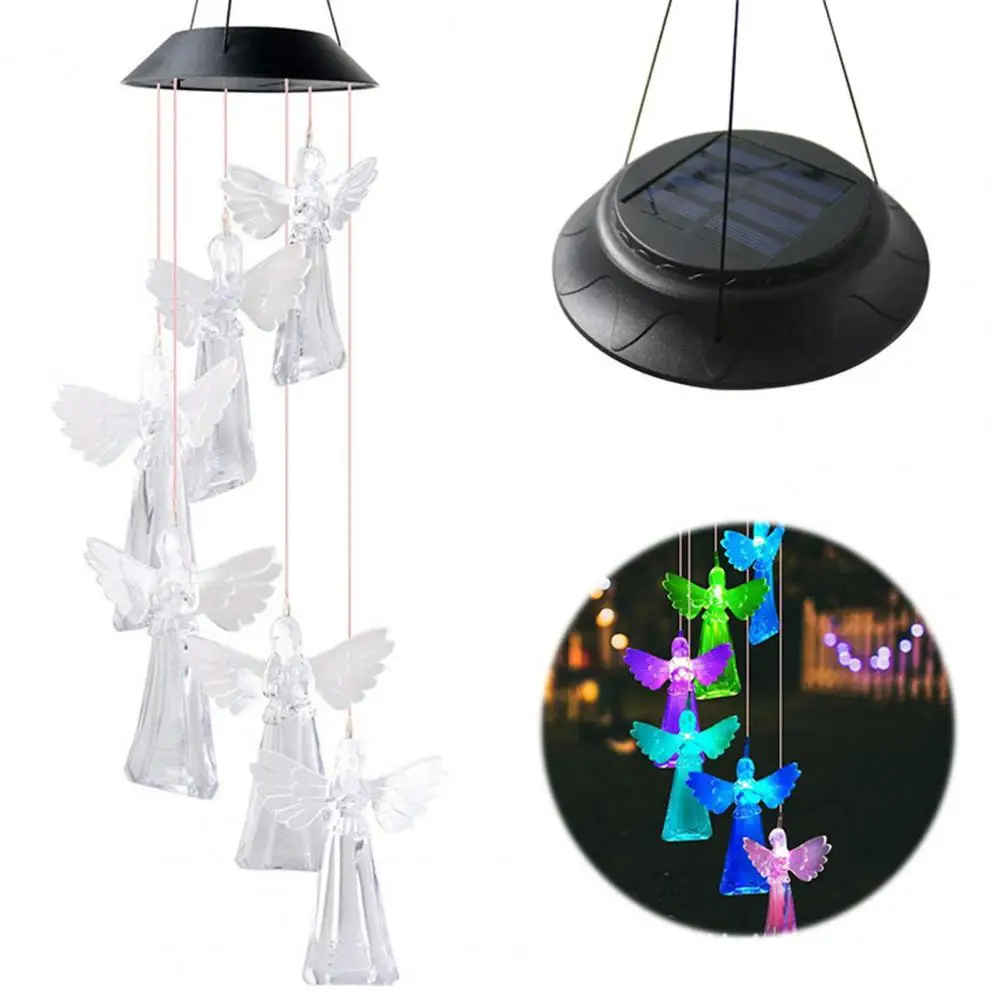 Led Wind Chimes Christmas Wind Chimes Enchanting Solar-powered Angel Wind Chimes Waterproof Led Light Auto On/off Christmas
Led Wind Chimes Christmas Wind Chimes Enchanting Solar-powered Angel Wind Chimes Waterproof Led Light Auto On/off Christmas