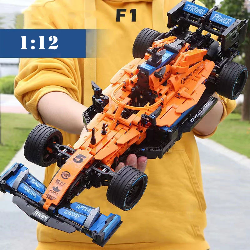 Technical Formula 1 Race Car Building Blocks MOC 42141 McLarened F1 1:12 Super Racing High-tech Bricks Model Toys
Technical Formula 1 Race Car Building Blocks MOC 42141 McLarened F1 1:12 Super Racing High-tech Bricks Model Toys