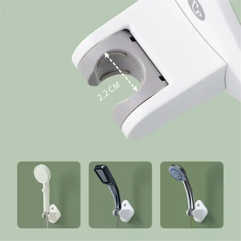 Plastic Bathroom Hook Drill-free Showerhead Rack Cleaning Tools Bracket Adjustable White Bathroom Accessories Wall Suction Type
Plastic Bathroom Hook Drill-free Showerhead Rack Cleaning Tools Bracket Adjustable White Bathroom Accessories Wall Suction Type