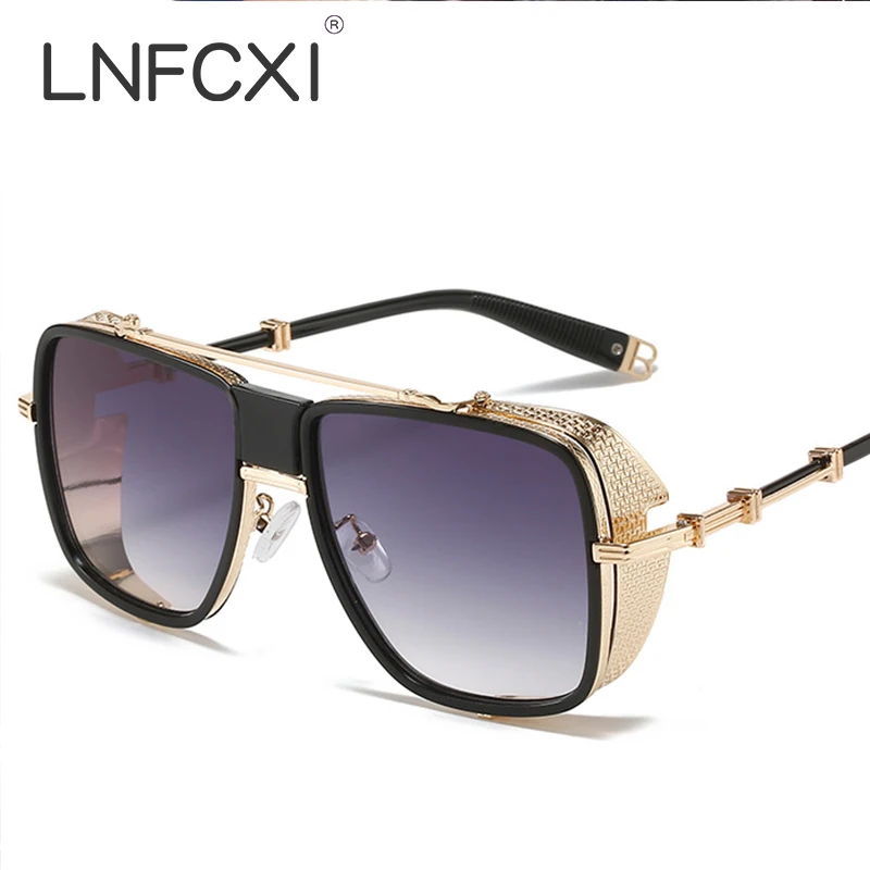 LNFCXI Fashion Round Steampunk Sunglasses Men Retro Metal Double Spring Eyewear Unique Women Sun Glasses Oculos De Sol UV400
LNFCXI Fashion Round Steampunk Sunglasses Men Retro Metal Double Spring Eyewear Unique Women Sun Glasses Oculos De Sol UV400