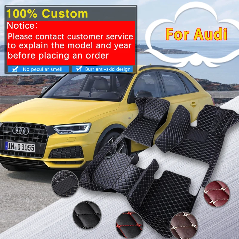 Car Floor Mats For Audi A1 A3 A4 A5 A6 A7 A8 A8L Rug Anti Dirt Pad Floor Mat Luxury Leather Car Interior Accessories Full Set
Car Floor Mats For Audi A1 A3 A4 A5 A6 A7 A8 A8L Rug Anti Dirt Pad Floor Mat Luxury Leather Car Interior Accessories Full Set