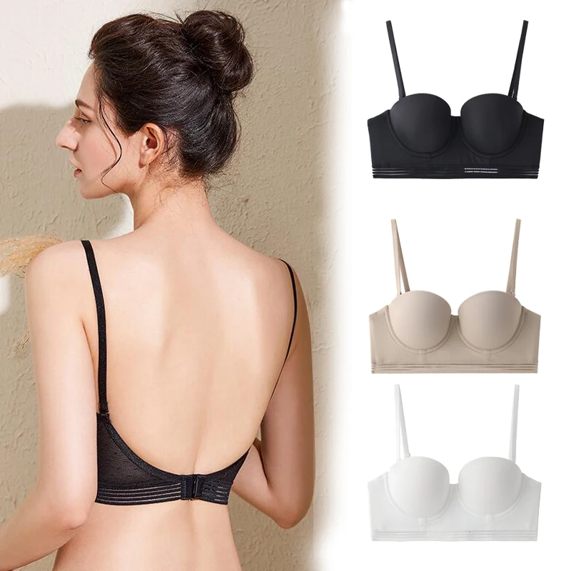 Bras For Women Push Up Female Underwear Strapless Invisible Backless Solid Bralette For Women Brasier
Bras For Women Push Up Female Underwear Strapless Invisible Backless Solid Bralette For Women Brasier