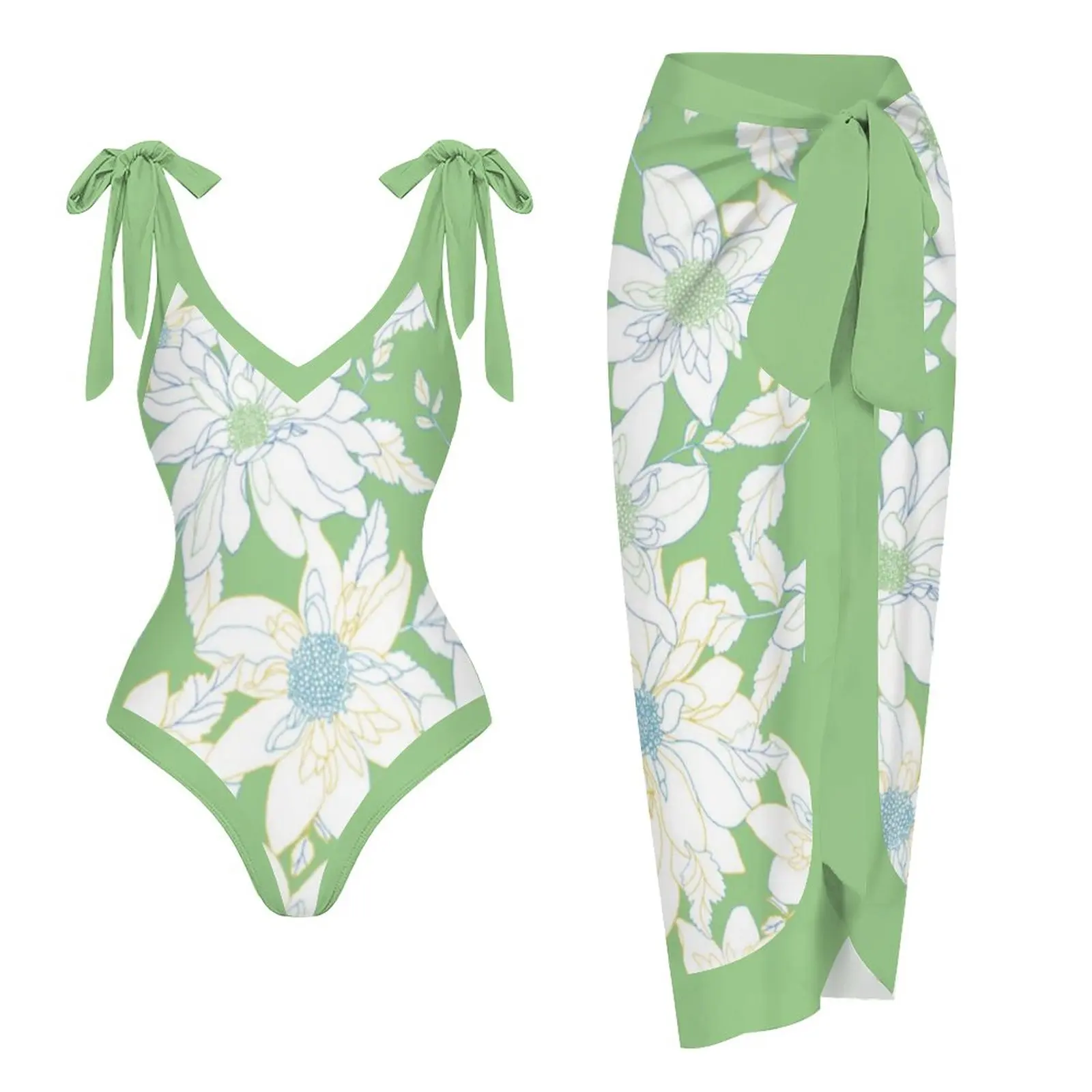 Women Color Block One Piece Swimsuit And Cover Up Sexy High Waist Backless Bikini Swimwear Summer Beach Vacation Bathing Suits
Women Color Block One Piece Swimsuit And Cover Up Sexy High Waist Backless Bikini Swimwear Summer Beach Vacation Bathing Suits