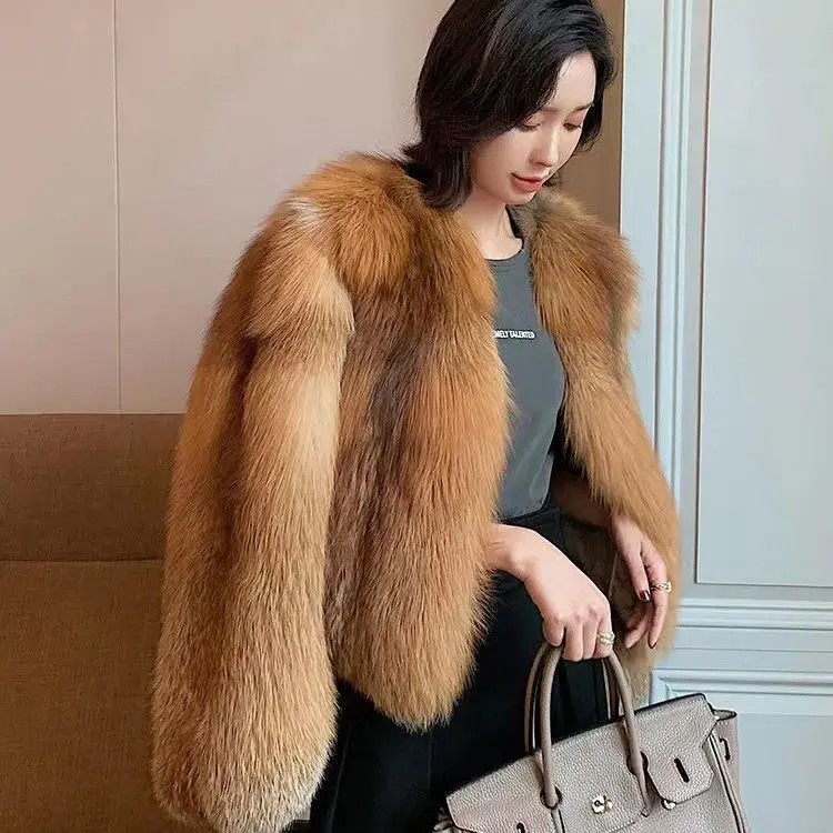 2023 New Women Imitation Fur Coat Short Loose-fitting Fashion Splicing Outwear Thicken Warm Jacket Casual Outcoat T889
2023 New Women Imitation Fur Coat Short Loose-fitting Fashion Splicing Outwear Thicken Warm Jacket Casual Outcoat T889
