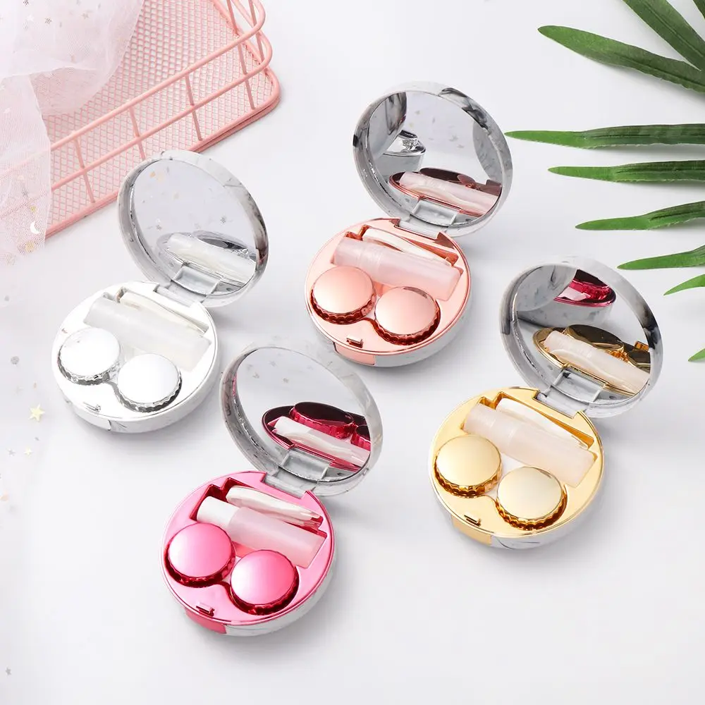 Portable Reflective Cute Mini Soaking Storage Marble Stripe Mirror Lens Case Contact Lens Box
Portable Reflective Cute Mini Soaking Storage Marble Stripe Mirror Lens Case Contact Lens Box