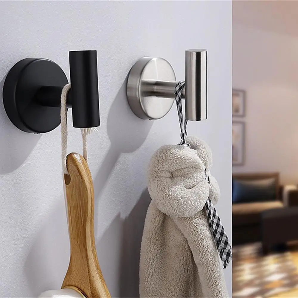 2pcs Stainless Steel Hook Punch Free Clothes Hook Bathroom Towel Hanging Tool Towel Holder Kitchen Tool Multi-Purpose Hooks
2pcs Stainless Steel Hook Punch Free Clothes Hook Bathroom Towel Hanging Tool Towel Holder Kitchen Tool Multi-Purpose Hooks