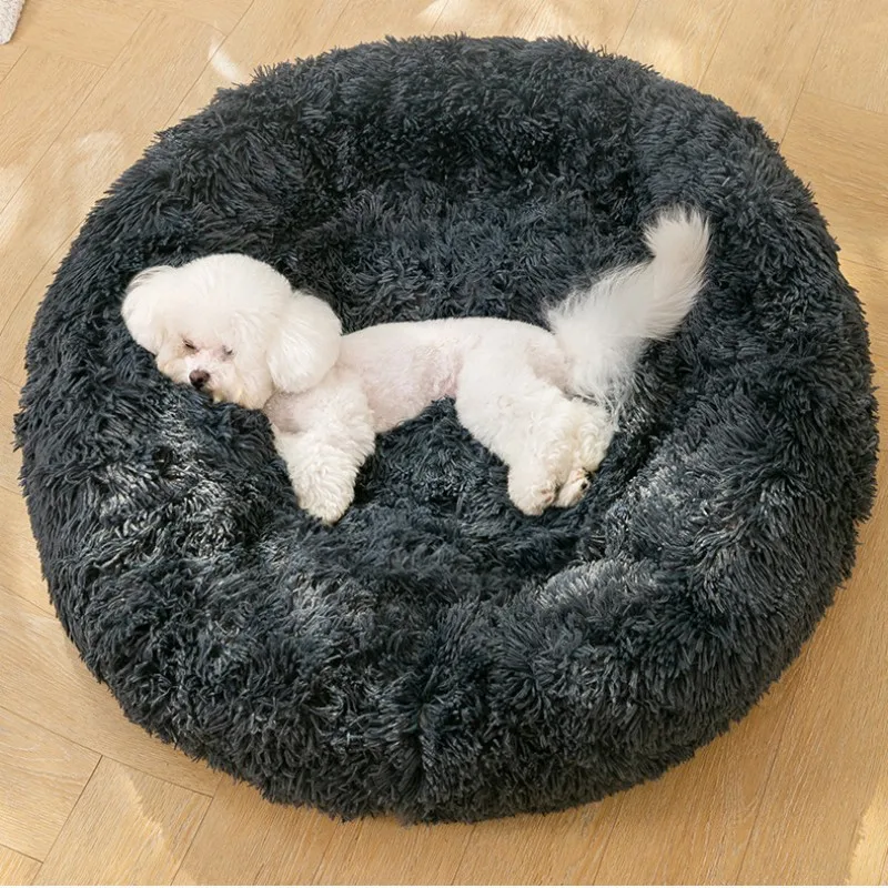 Round Plush Pet Bed, Long Padded Nest for Large and Small Pets, Sleeping Sofa Dog and Cat Compatible Basket Soft and Comfortable
Round Plush Pet Bed, Long Padded Nest for Large and Small Pets, Sleeping Sofa Dog and Cat Compatible Basket Soft and Comfortable
