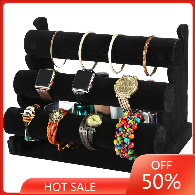 Velvet Jewelry Stand Removable Bracelet Holder Watch Jewelry Bangle Display Rack
Velvet Jewelry Stand Removable Bracelet Holder Watch Jewelry Bangle Display Rack