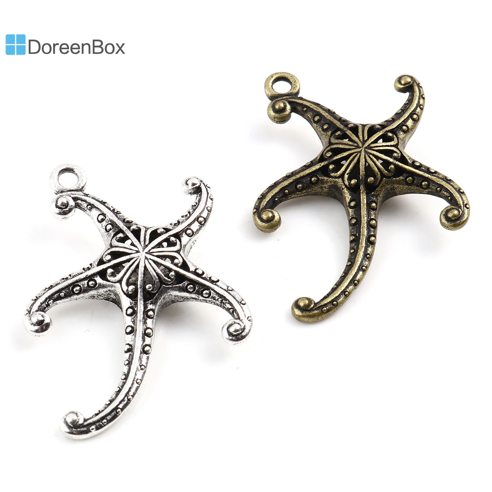1PC Vintage Ocean Jewelry Pendants Star Fish Multicolor Metal Charms Pendants DIY Making Necklace Jewelry Findings 48mm x 40mm
1PC Vintage Ocean Jewelry Pendants Star Fish Multicolor Metal Charms Pendants DIY Making Necklace Jewelry Findings 48mm x 40mm