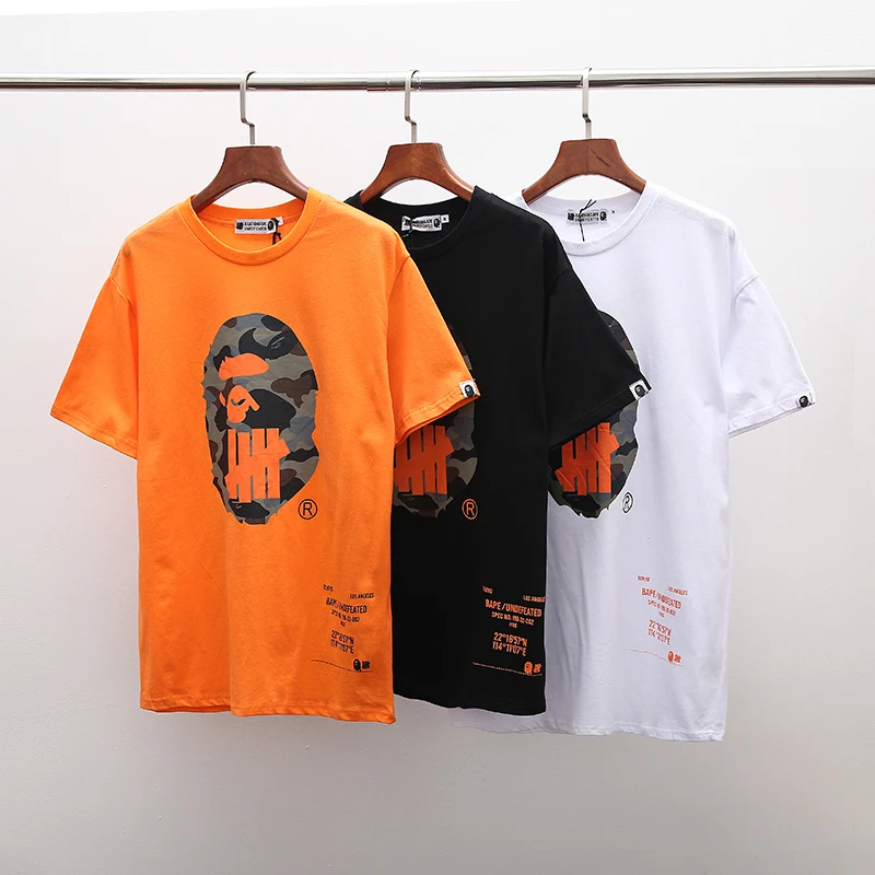 BAPE summer new style Japanese tide brand pure cotton printing men and women couple short-sleeved shark T-shirt 2022
BAPE summer new style Japanese tide brand pure cotton printing men and women couple short-sleeved shark T-shirt 2022