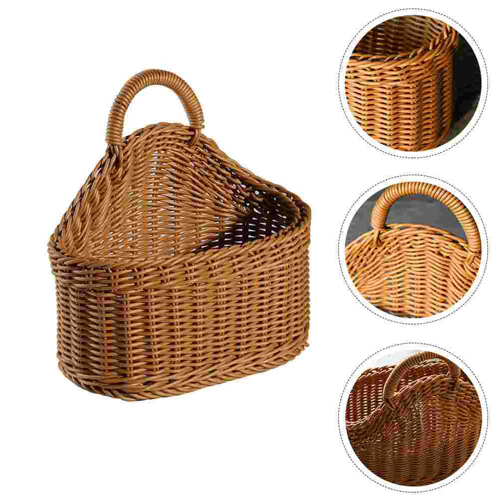 1Pc Hanging Fruit Basket Hanging Rattan Container Rustic Bread Box Woven Snack Basket
1Pc Hanging Fruit Basket Hanging Rattan Container Rustic Bread Box Woven Snack Basket