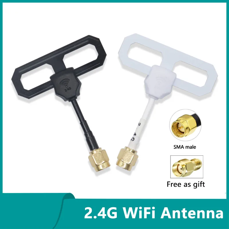 Mimo-FPV Antenna with SMA Male Connector, Aerial, High Gain, 7dbi, 2.4G, WiFi, Aerial, 2.4GHz
Mimo-FPV Antenna with SMA Male Connector, Aerial, High Gain, 7dbi, 2.4G, WiFi, Aerial, 2.4GHz