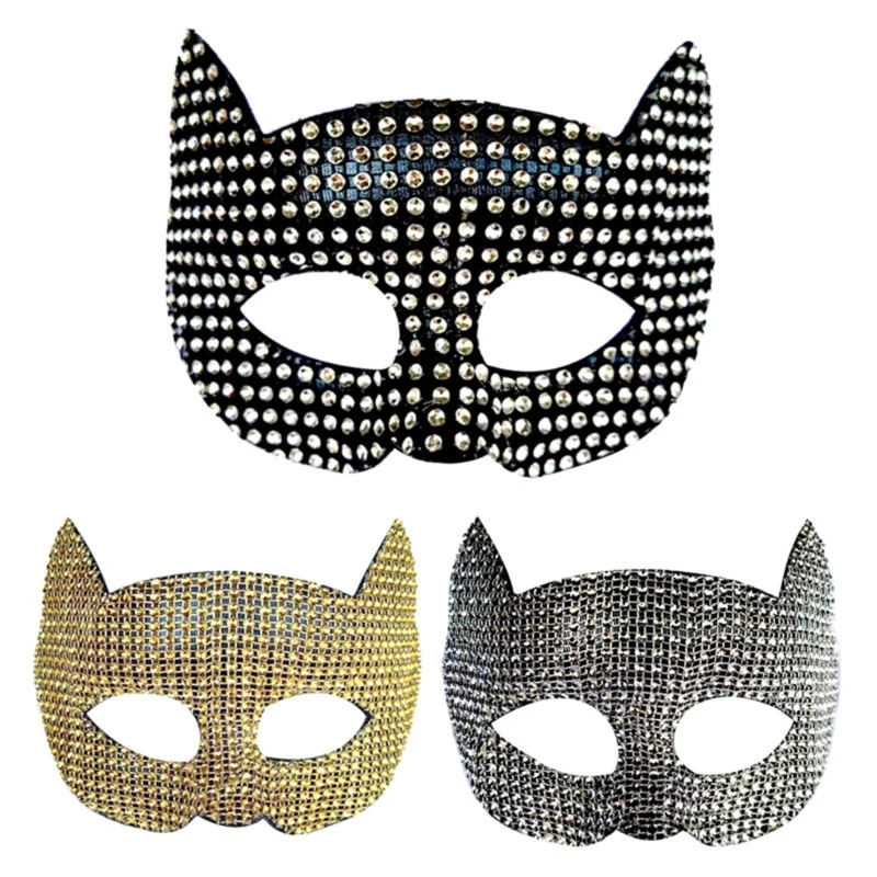 Fashion Women Lady Delicate Masks Sexy Temperament Masquerade Party Jewelry Masquerade Half Face Masks with Adjust Strap
Fashion Women Lady Delicate Masks Sexy Temperament Masquerade Party Jewelry Masquerade Half Face Masks with Adjust Strap