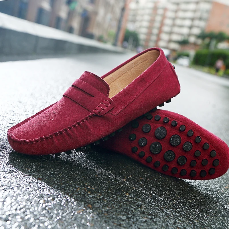 High Quality Luxury Men's Shoes Suede Loafers Driving Slip-On Soft Sole Casual Shoes Men's Comfortable Breathable Moccasin Shoes 
High Quality Luxury Men's Shoes Suede Loafers Driving Slip-On Soft Sole Casual Shoes Men's Comfortable Breathable Moccasin Shoes
