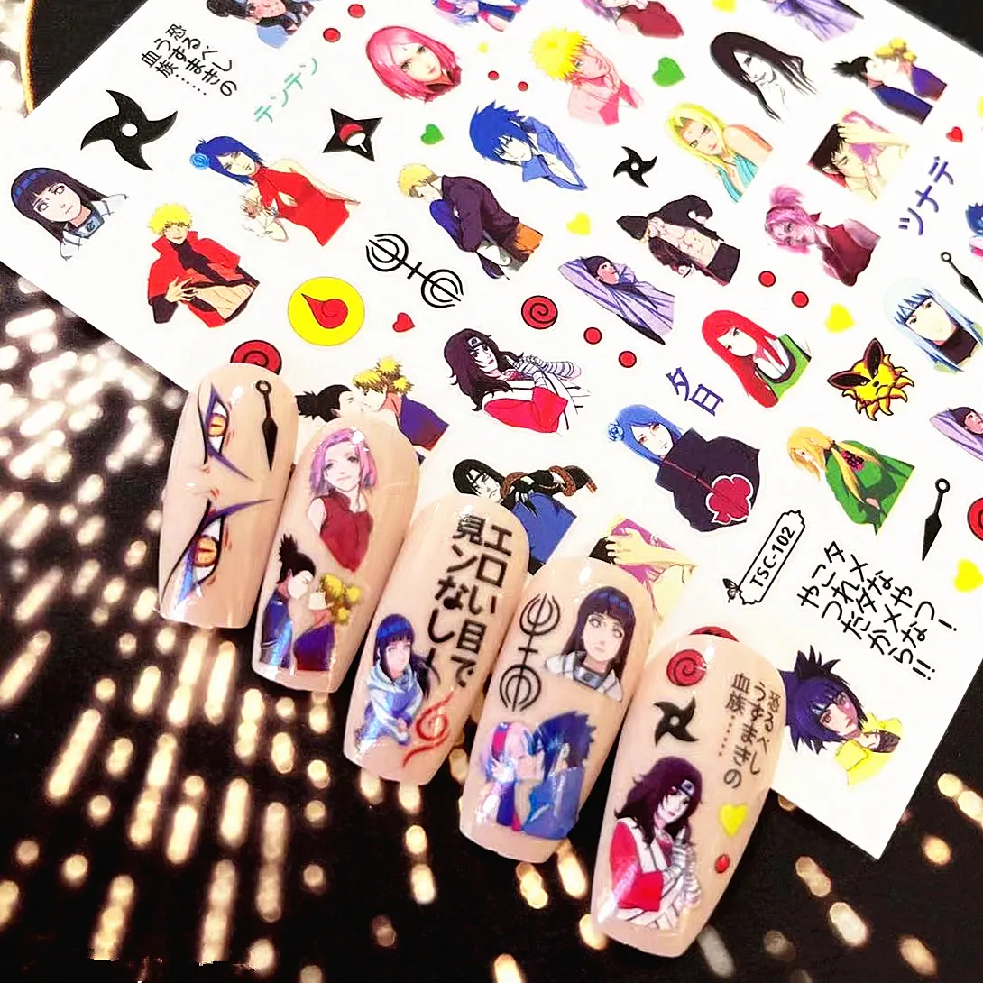 TSC-102 Anime Cartoon 3d Nail Art Stickers Decal Template Diy Nail Tool Decorations Slider
TSC-102 Anime Cartoon 3d Nail Art Stickers Decal Template Diy Nail Tool Decorations Slider