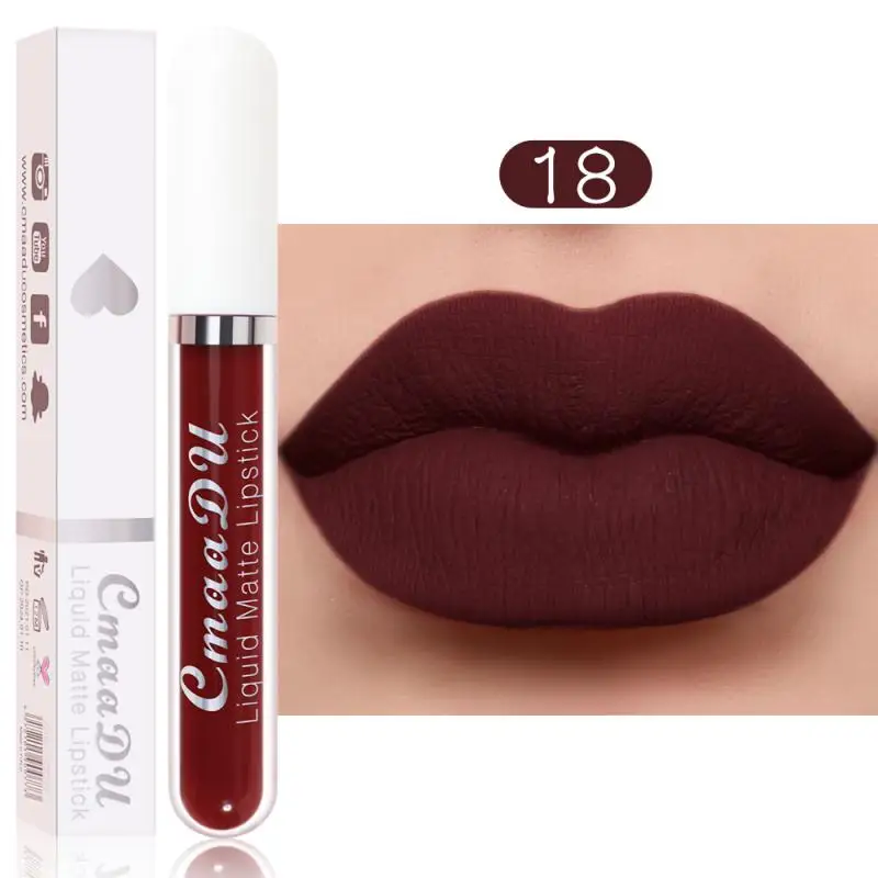 18 Colors Lipstick Matte Velvet Lip Gloss Long-Lasting Waterproof Lip Glaze For Women Lip Makeup Maquillage Korean Cosmetics
18 Colors Lipstick Matte Velvet Lip Gloss Long-Lasting Waterproof Lip Glaze For Women Lip Makeup Maquillage Korean Cosmetics