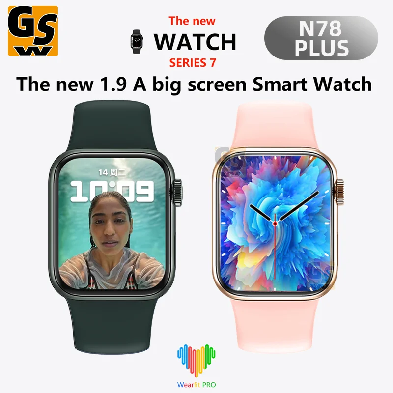 N78 Plus NFC смарт-часы мужские часы Inteligente 2022 Серия 7 Смарт-часы женские фитнес-трекер Браслет GPS PK P7 MAX DT7 MAX 
N78 Plus NFC смарт-часы мужские часы Inteligente 2022 Серия 7 Смарт-часы женские фитнес-трекер Браслет GPS PK P7 MAX DT7 MAX