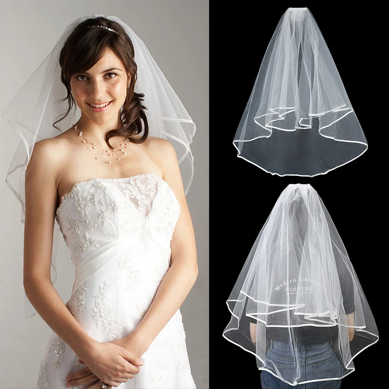 1Pcs Two Layer White Wedding Veil Simple Bridal Veil Decoration for Wedding Party Bride Team Bachelor Party Headdress 80cm
1Pcs Two Layer White Wedding Veil Simple Bridal Veil Decoration for Wedding Party Bride Team Bachelor Party Headdress 80cm