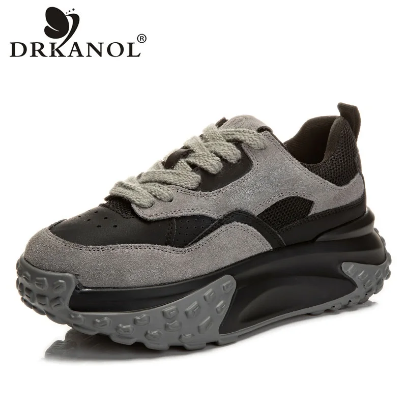 DRKANOL Fashion Women Thick Bottom Sneakers Autumn Winter Warm Shoes Ladies Cow Suede Platform Comfort Trend Casual Sneakers
DRKANOL Fashion Women Thick Bottom Sneakers Autumn Winter Warm Shoes Ladies Cow Suede Platform Comfort Trend Casual Sneakers