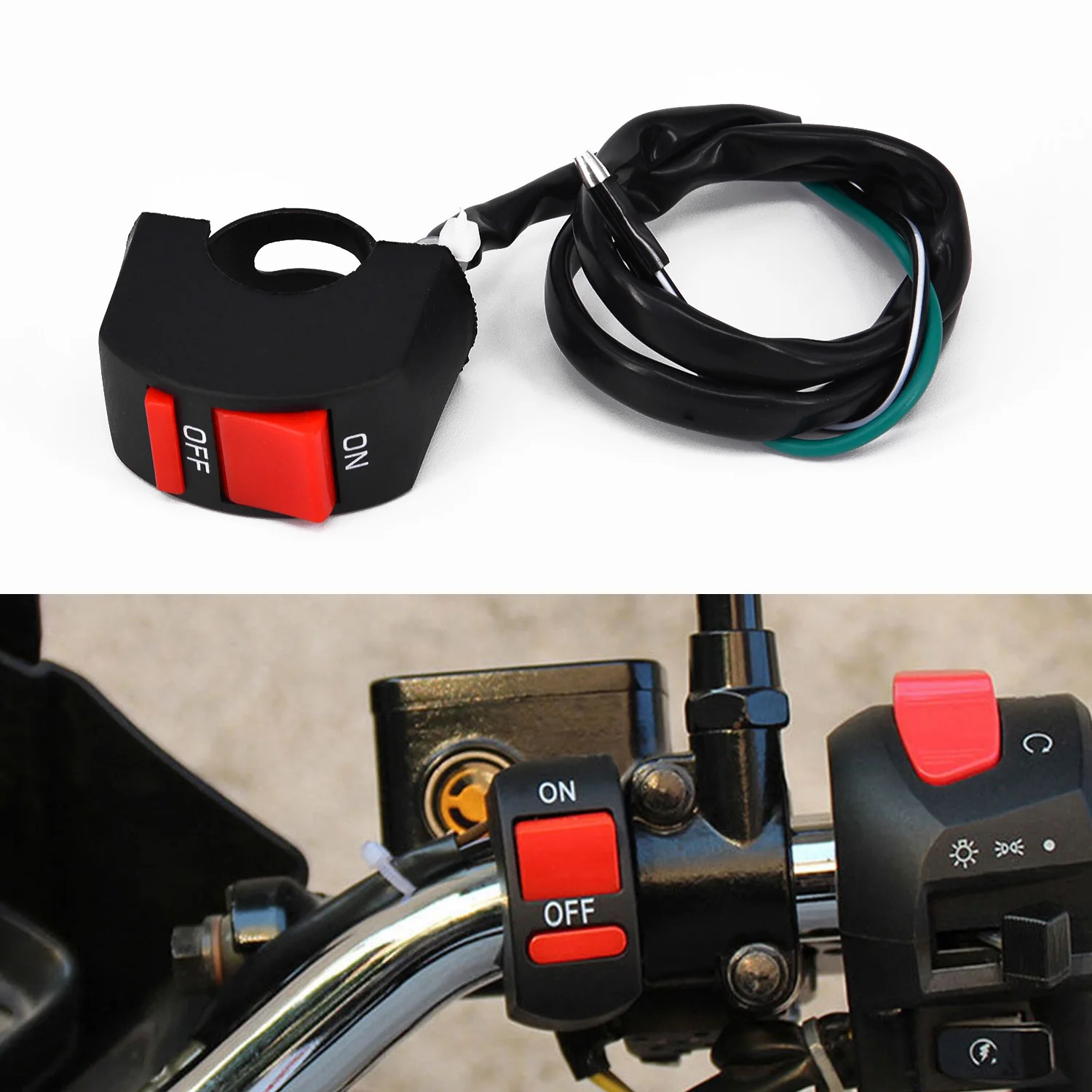Light Bike Dirt with ON/OFF Button Plastic Motorcycle Switch Switch 7/8\\\" Handlebar Mount LED 22mm Universal New Hot
Light Bike Dirt with ON/OFF Button Plastic Motorcycle Switch Switch 7/8\\\" Handlebar Mount LED 22mm Universal New Hot