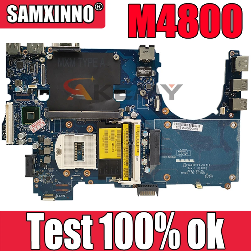 Original laptop Motherboard For DELL Precision M4800 Mainboard CN-0THP1N 0THP1N LA-9771P SR17C DDR3
Original laptop Motherboard For DELL Precision M4800 Mainboard CN-0THP1N 0THP1N LA-9771P SR17C DDR3