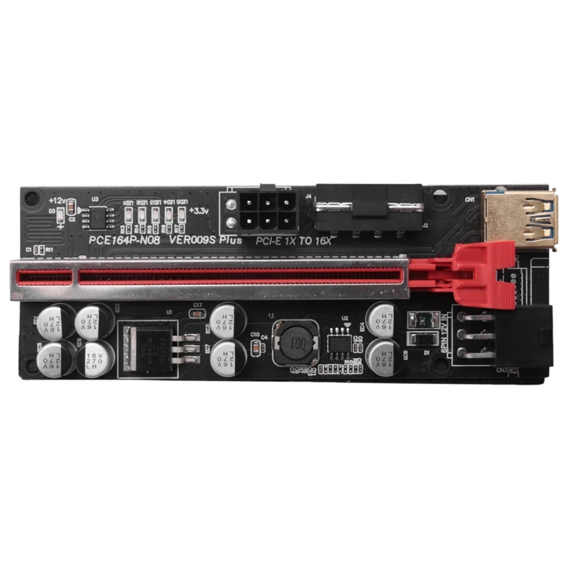 Адаптер для карт VER009 Plus SATA светодиодный светильник кой, 6 шт., 8 твердых конденсаторов, переходная карта PCIE 1X до 16X PCIE, кабель USB 3,0
Адаптер для карт VER009 Plus SATA светодиодный светильник кой, 6 шт., 8 твердых конденсаторов, переходная карта PCIE 1X до 16X PCIE, кабель USB 3,0
