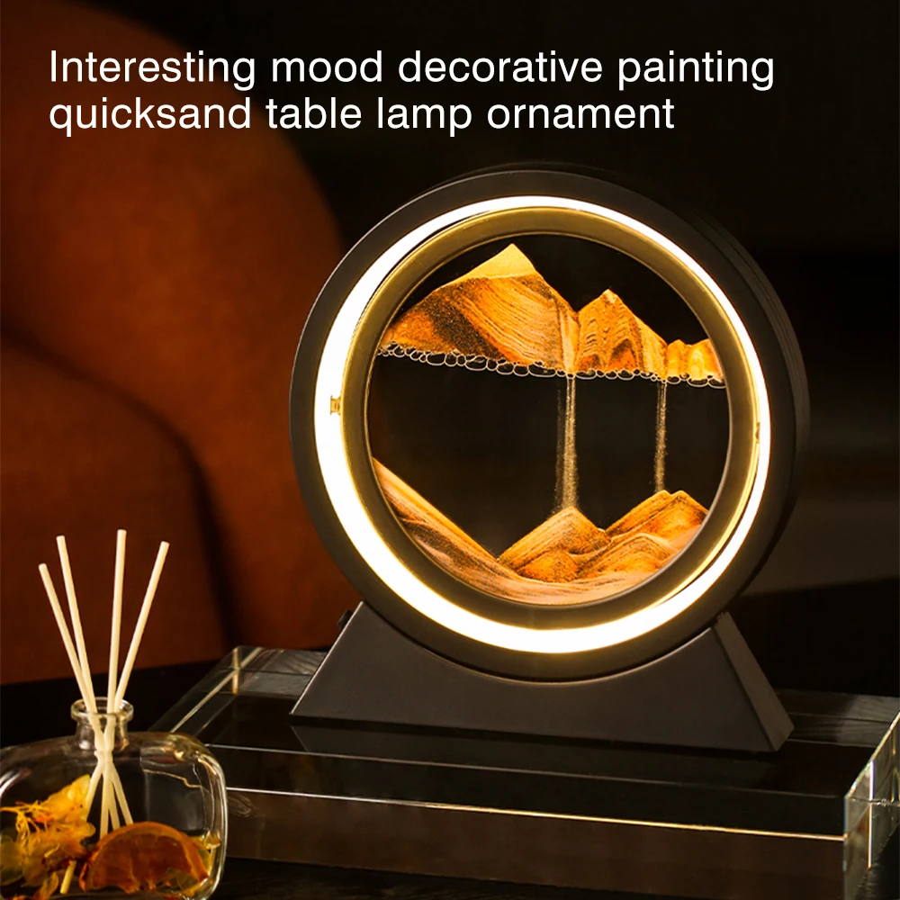 Moving art sand Hourglass table lamp Craft quicksand 3D Natural Landscape Flowing Sand Picture Hourglass Night Lamp Home decor
Moving art sand Hourglass table lamp Craft quicksand 3D Natural Landscape Flowing Sand Picture Hourglass Night Lamp Home decor