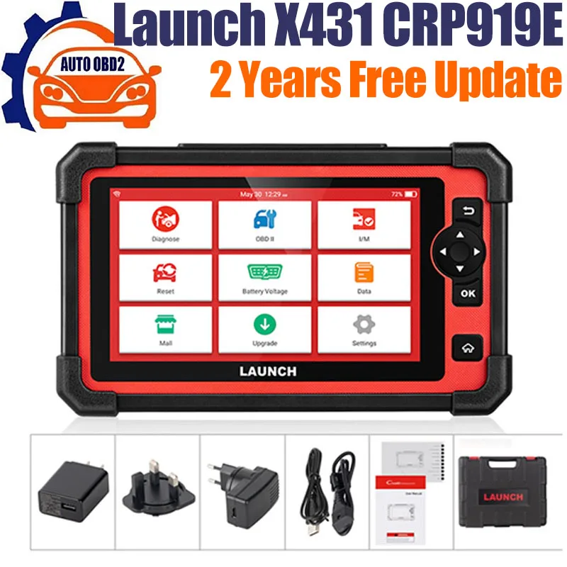 LAUNCH X431 CRP919E OBD Scanner Bi-directional Scan Tool with AF TPMS IMMO 29 Service All system Auto Diagnostic Tool Pk CRP909X
LAUNCH X431 CRP919E OBD Scanner Bi-directional Scan Tool with AF TPMS IMMO 29 Service All system Auto Diagnostic Tool Pk CRP909X