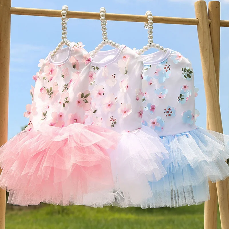 Dog Clothes Dress For Small Dogs Flowers Lace Birthday Dress Puppy Wedding Party Dresses Summer Pet Clothes For Dogs
Dog Clothes Dress For Small Dogs Flowers Lace Birthday Dress Puppy Wedding Party Dresses Summer Pet Clothes For Dogs