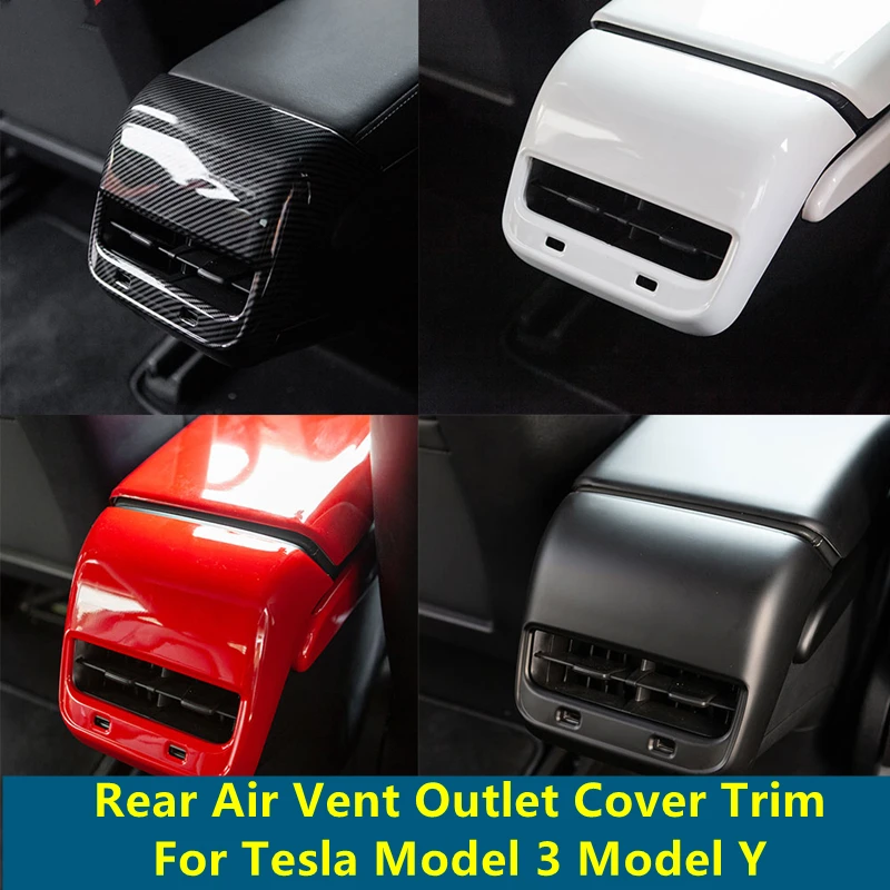 Rear Air Vent Outlet Cover Trim Fit for Tesla Model 3 Model Y Accessories Carbon Fiber Interior Decorative Anti-Kick Board
Rear Air Vent Outlet Cover Trim Fit for Tesla Model 3 Model Y Accessories Carbon Fiber Interior Decorative Anti-Kick Board