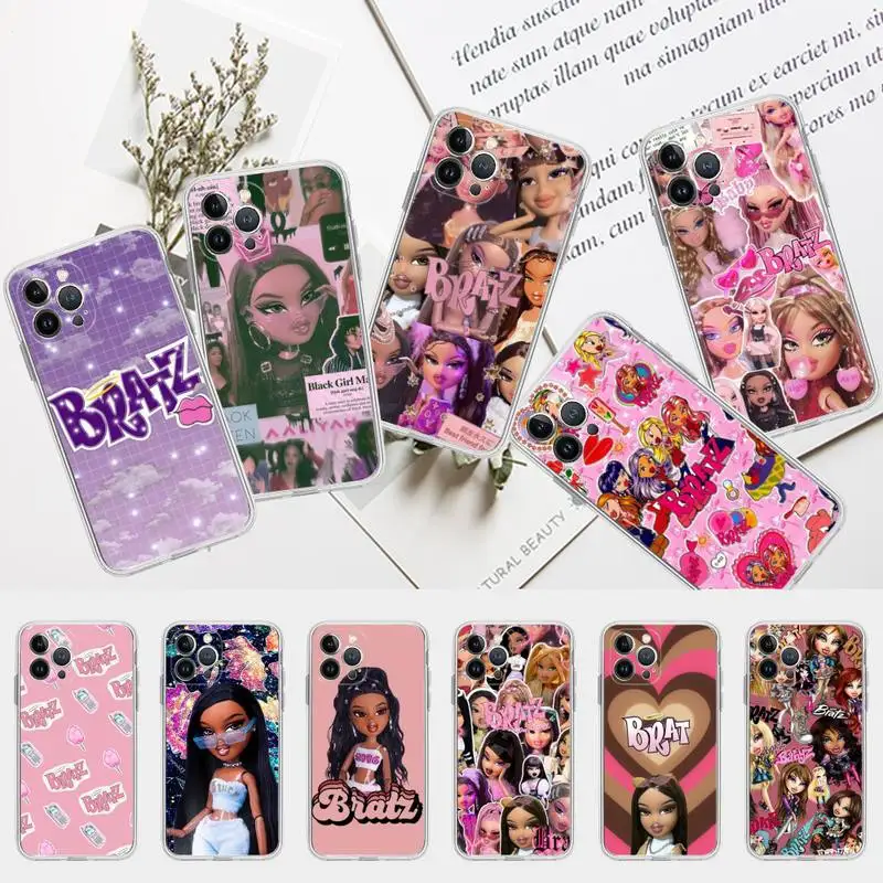 lovely Doll Bratz Phone Case for iPhone 13 12 Mini 11 14 Pro Max Xs X Xr 7 8 Plus 6 6s Se 2022 silicone Cover
lovely Doll Bratz Phone Case for iPhone 13 12 Mini 11 14 Pro Max Xs X Xr 7 8 Plus 6 6s Se 2022 silicone Cover