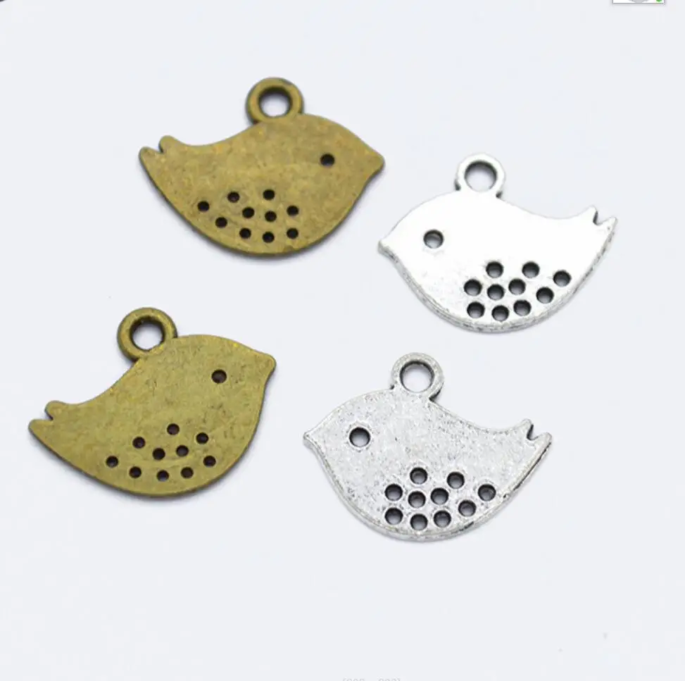 200pcs 16*13mm Charms Bird Antique Silver Color Cute Bird Charms Jewelry Findings DIY Small Bird Charms Wholesale F0878
200pcs 16*13mm Charms Bird Antique Silver Color Cute Bird Charms Jewelry Findings DIY Small Bird Charms Wholesale F0878