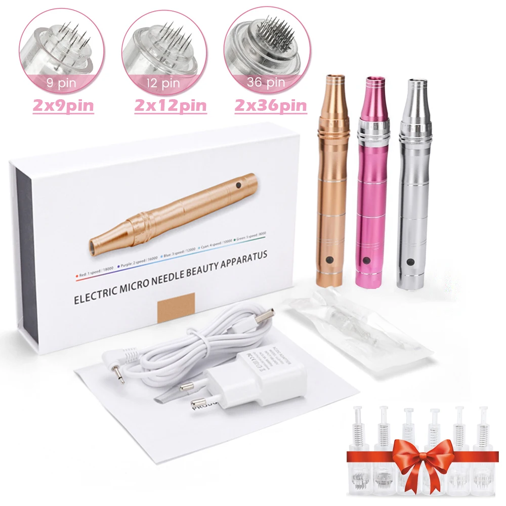 Wireless Derma Pen with 7pcs Needles Microneedeling Pen Mesotherapy Auto Micro Needle Derma System Therapy MTS$PMS Tools
Wireless Derma Pen with 7pcs Needles Microneedeling Pen Mesotherapy Auto Micro Needle Derma System Therapy MTS$PMS Tools