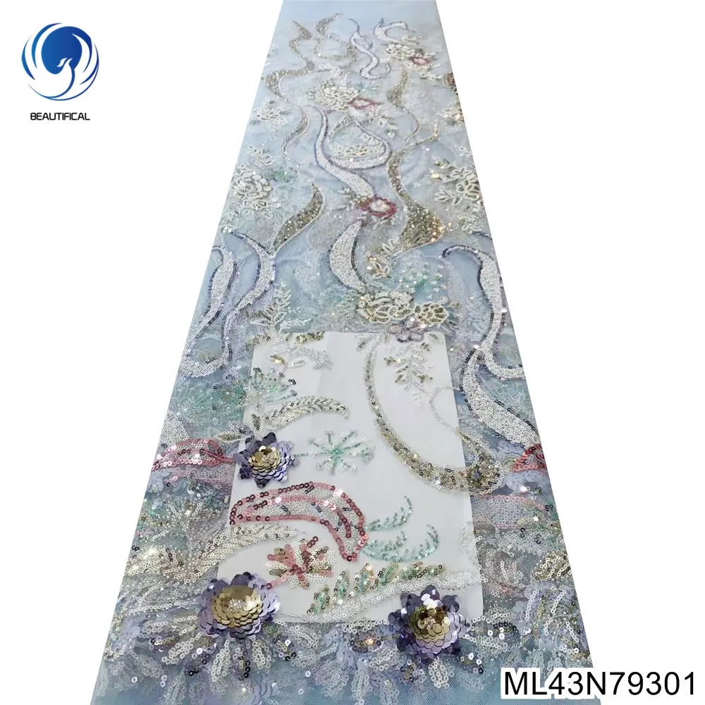 Нигерийские кружева с блестками африканская Тюлевая кружевная ткань с французским тяжелым бисером для модной разноцветной женской одежды вечерние ML43N793
Нигерийские кружева с блестками африканская Тюлевая кружевная ткань с французским тяжелым бисером для модной разноцветной женской одежды вечерние ML43N793