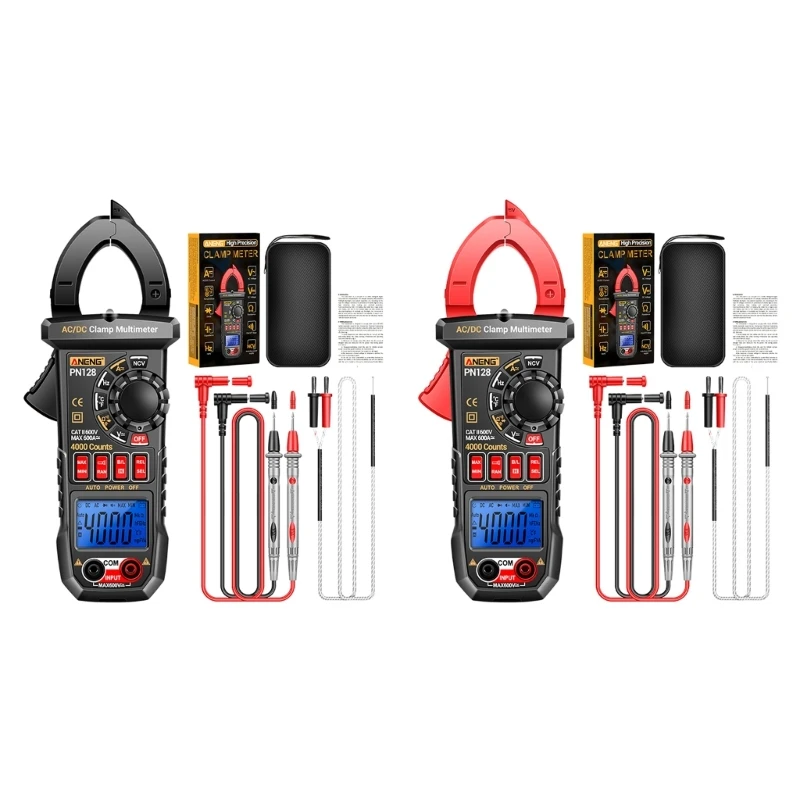 Digital Clamp Meter, Multimeter Tester Auto-ranging, Measures Current Temperature Capacitance
Digital Clamp Meter, Multimeter Tester Auto-ranging, Measures Current Temperature Capacitance