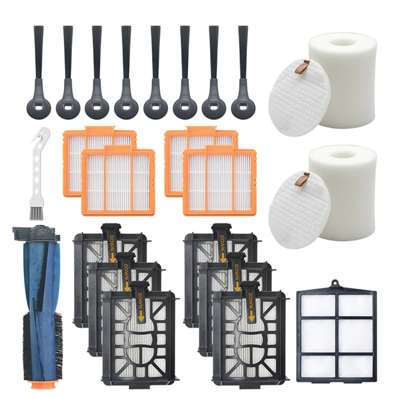 23Pcs Replacement Parts For Shark AI AV2501S AV2501AE RV2502AE RV2520AOUS Accessories Kit With Main Roller Brush
23Pcs Replacement Parts For Shark AI AV2501S AV2501AE RV2502AE RV2520AOUS Accessories Kit With Main Roller Brush