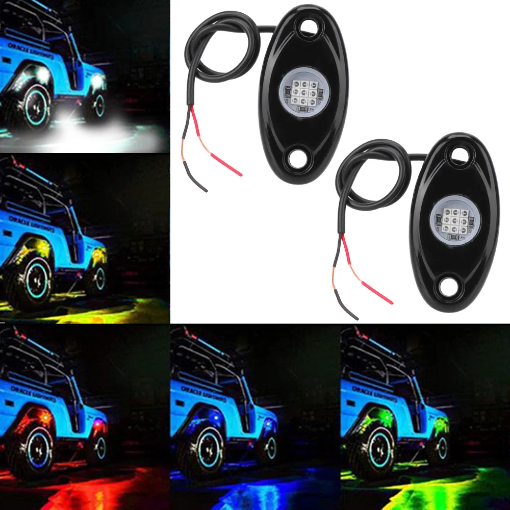 Neon Light 1 Pair Trail Rig Lamp Underbody Glow Waterproof For Jeep Atv Suv Offroad Car Truck Yacht LED Rock Lights
Neon Light 1 Pair Trail Rig Lamp Underbody Glow Waterproof For Jeep Atv Suv Offroad Car Truck Yacht LED Rock Lights