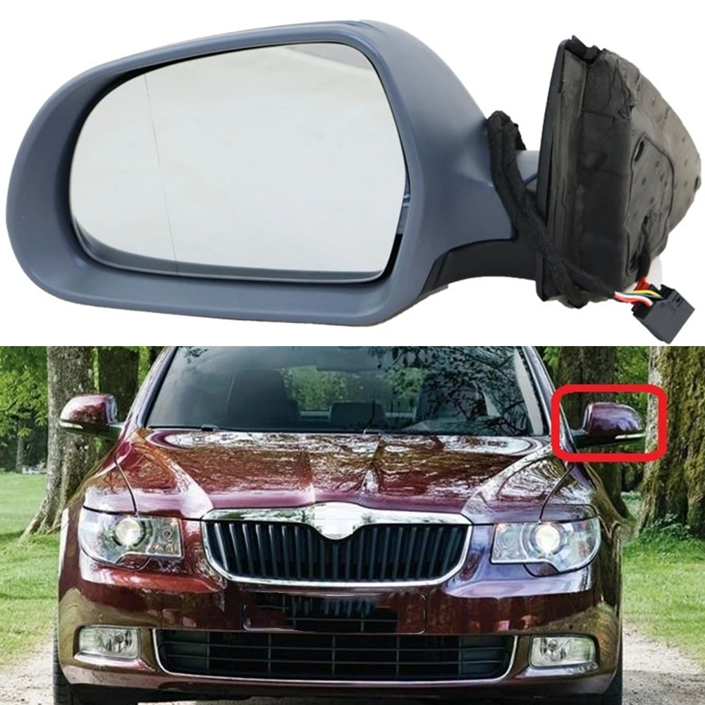 Для Skoda Superb 2008 2009 2010 2011 2012 2013 2014 2015 авто-Стайлинг с подогревом и электрическим крылом боковое зеркало заднего вида грунтованная левая сторона
Для Skoda Superb 2008 2009 2010 2011 2012 2013 2014 2015 авто-Стайлинг с подогревом и электрическим крылом боковое зеркало заднего вида грунтованная левая сторона