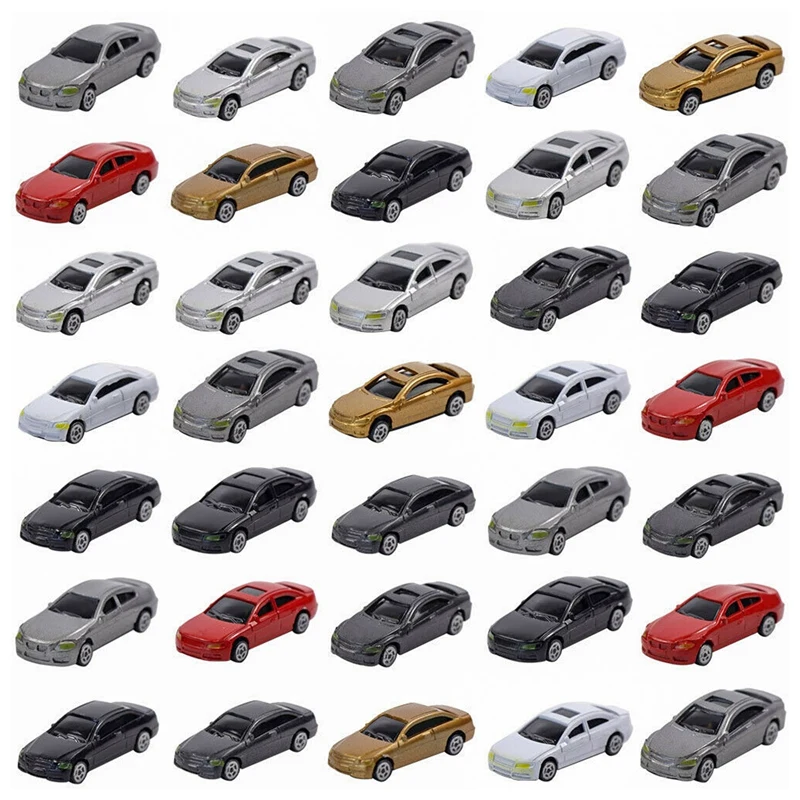 50Pcs 1:87 HO Scale Model Car Painted Car Models HO/TT/N Scale Railway Modeling Making Mat
50Pcs 1:87 HO Scale Model Car Painted Car Models HO/TT/N Scale Railway Modeling Making Mat