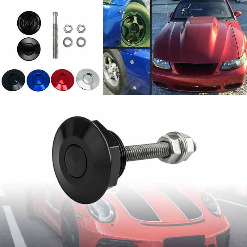 Durable Engine Bonnets Lock Aluminum Universal Push Button Billet Hood Pins Lock Clip Kit Portable Car Quick 32mm/1.25"
Durable Engine Bonnets Lock Aluminum Universal Push Button Billet Hood Pins Lock Clip Kit Portable Car Quick 32mm/1.25"