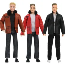 30cm Fashion Ken Doll Full Set 1/6 Multi Jonts Movable Boyfriend with Clothes Suit Children Dress Up Toys