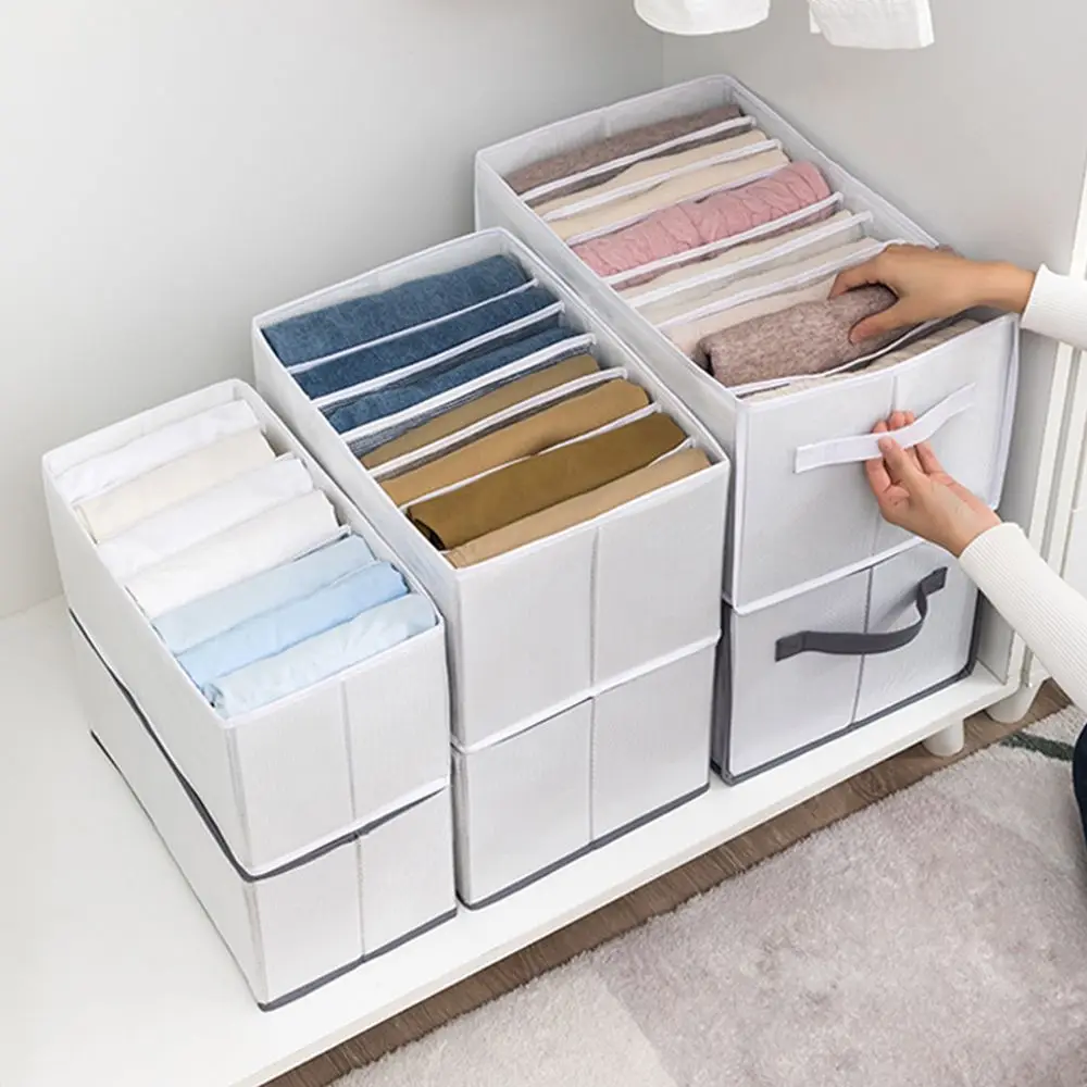 High Quality Breathable Foldable With Compartments Clothes Organizer Wardrobe Organizer Drawers Divider Storage Box
High Quality Breathable Foldable With Compartments Clothes Organizer Wardrobe Organizer Drawers Divider Storage Box