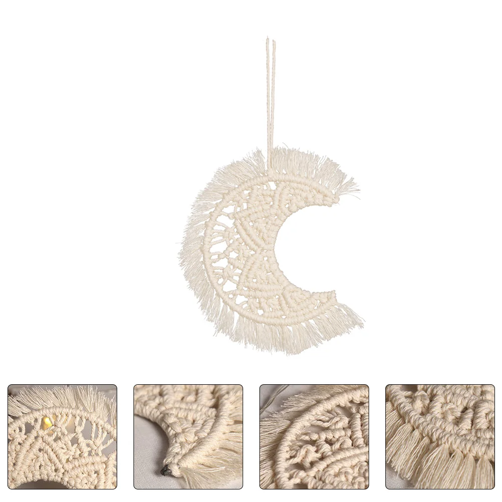 Moon Woven Wall Hanging Bohemian Tapestry Tassels Dream Catcher Wall Decoration Dream Catcher Pendant Hoop Macrame Wall Hanging
Moon Woven Wall Hanging Bohemian Tapestry Tassels Dream Catcher Wall Decoration Dream Catcher Pendant Hoop Macrame Wall Hanging