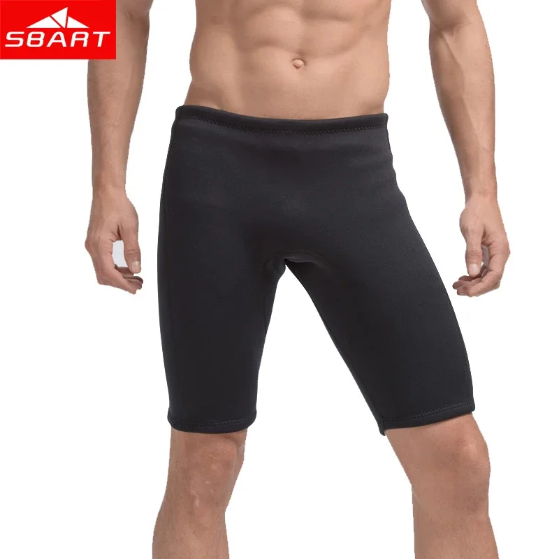 

Sbart Men's 3mm Neoprene Wetsuits Pant Swimming Surfing Diving Swimsuits Short Rashguard Pants Sunscreen Bathing Suits Trunks